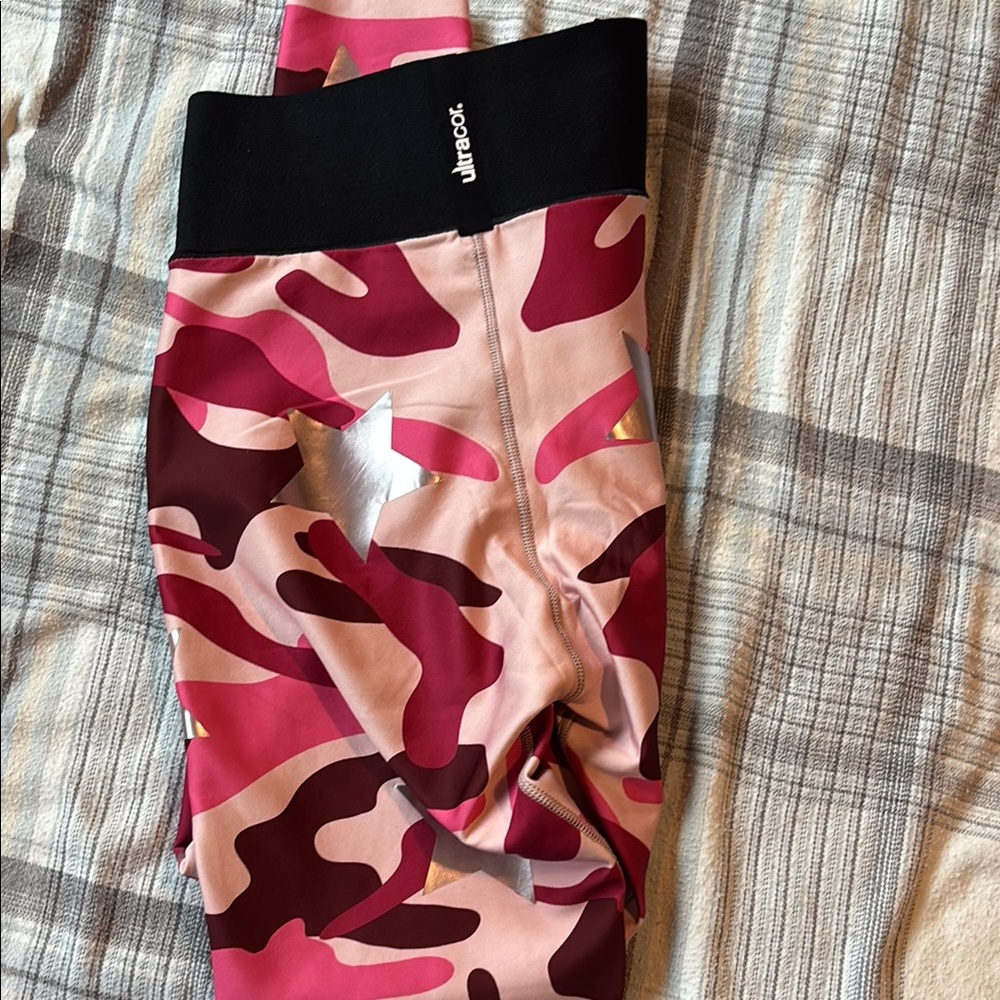 Ultracor Pink and Black Camo Leggings